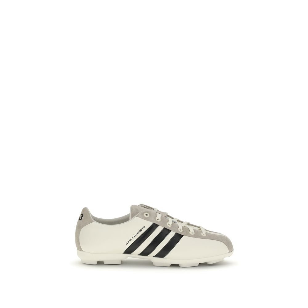 Baskets Y-3 en cuir de veau blanc Bos Taurus