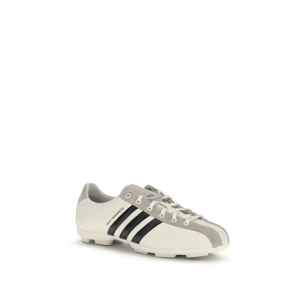 Baskets Y-3 en cuir de veau blanc Bos Taurus