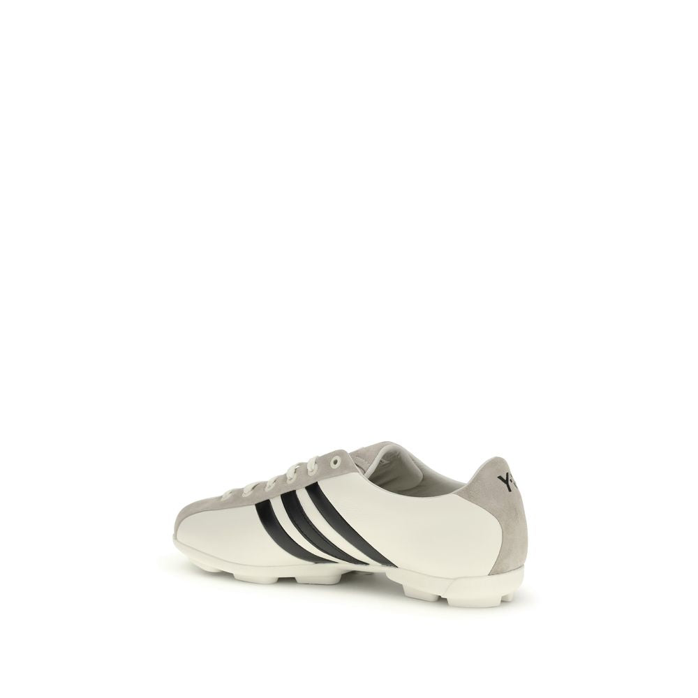 Baskets Y-3 en cuir de veau blanc Bos Taurus
