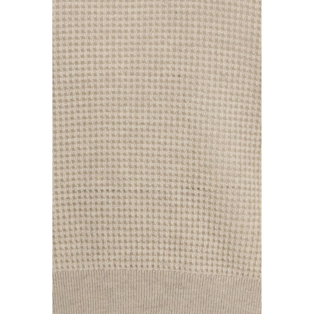 Sweat-shirt Brunello Cucinelli en cachemire beige