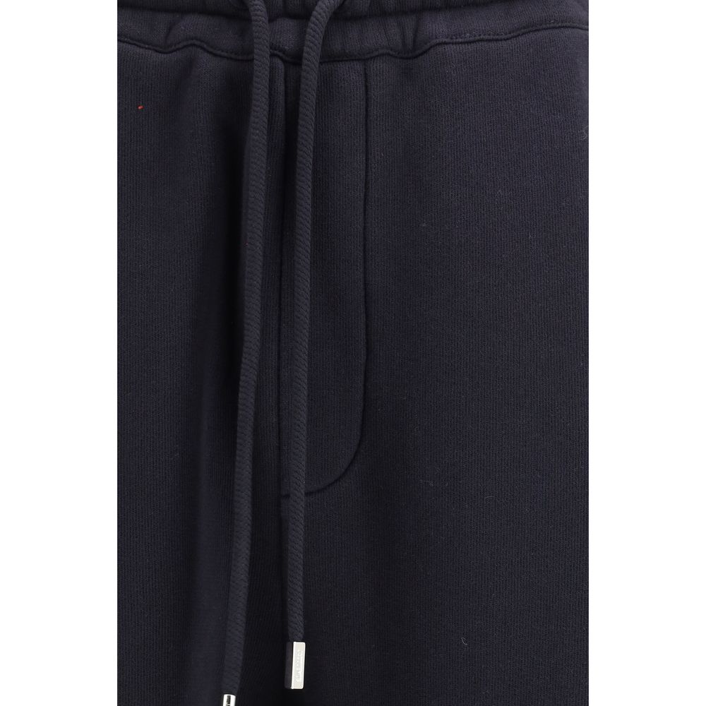 Jacquemus Pantaloni da jogging in cotone blu (pantaloni da allenamento)
