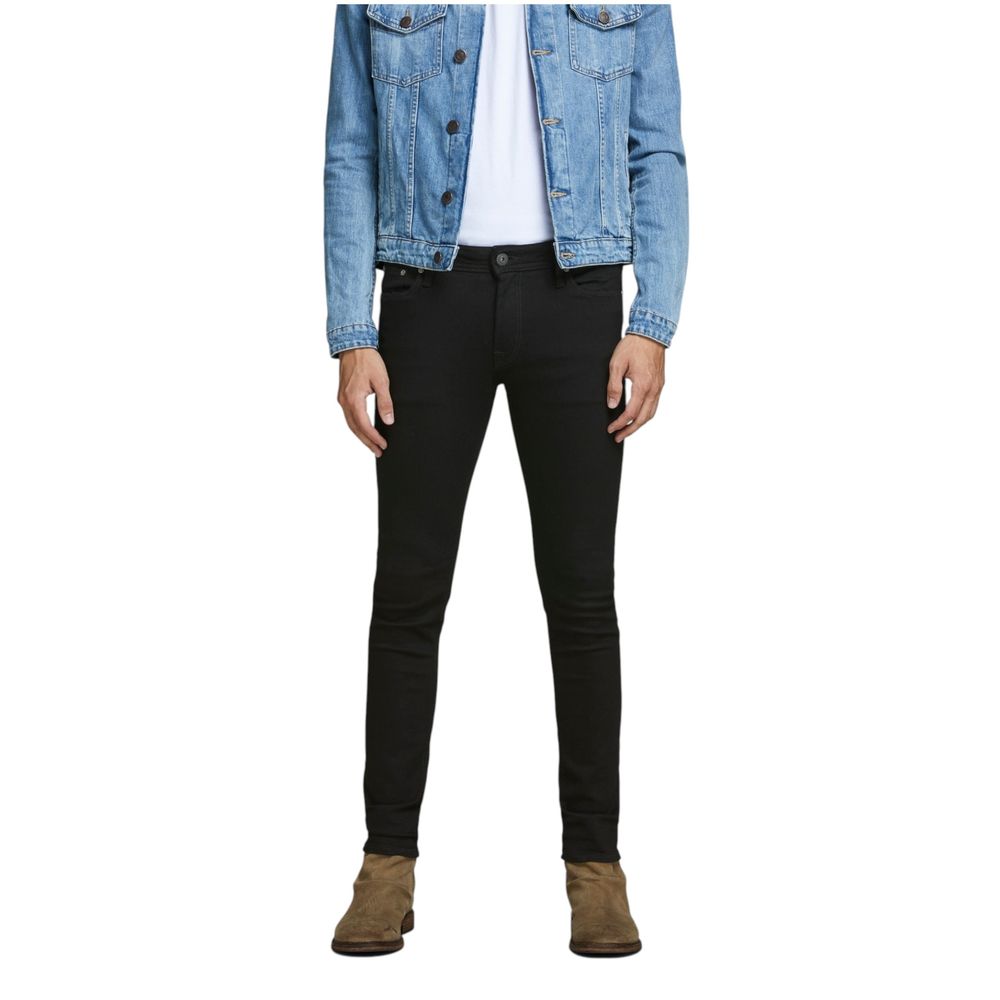Jean skinny Jack Jones en coton noir