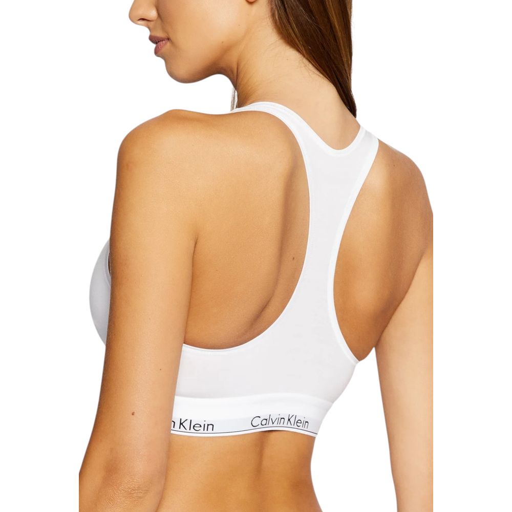 Reggiseno in cotone bianco Calvin Klein Underwear