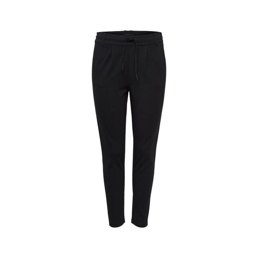 Solo pantaloni casual in viscosa nera