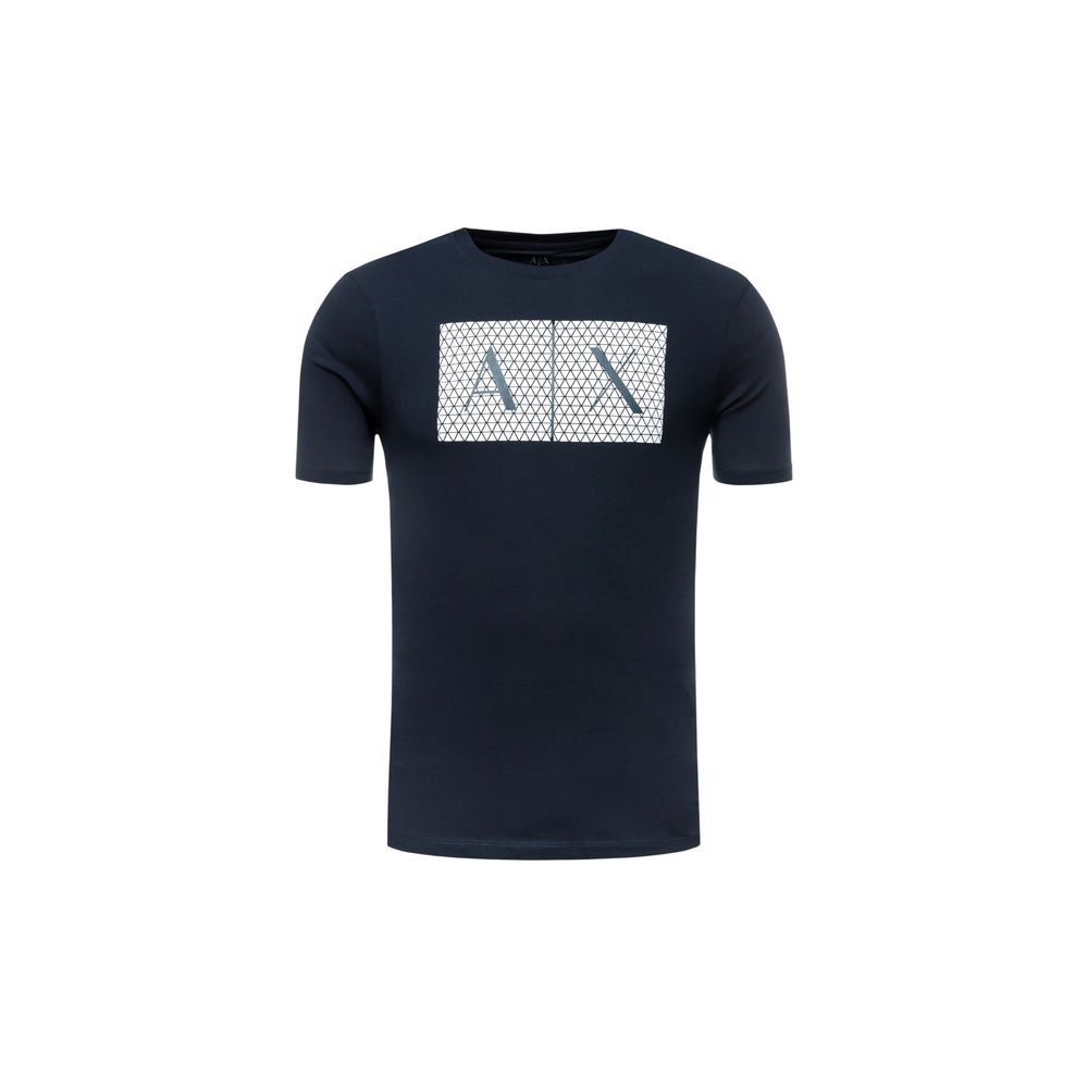 T-shirt Armani Exchange in cotone blu