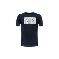 T-shirt Armani Exchange in cotone blu