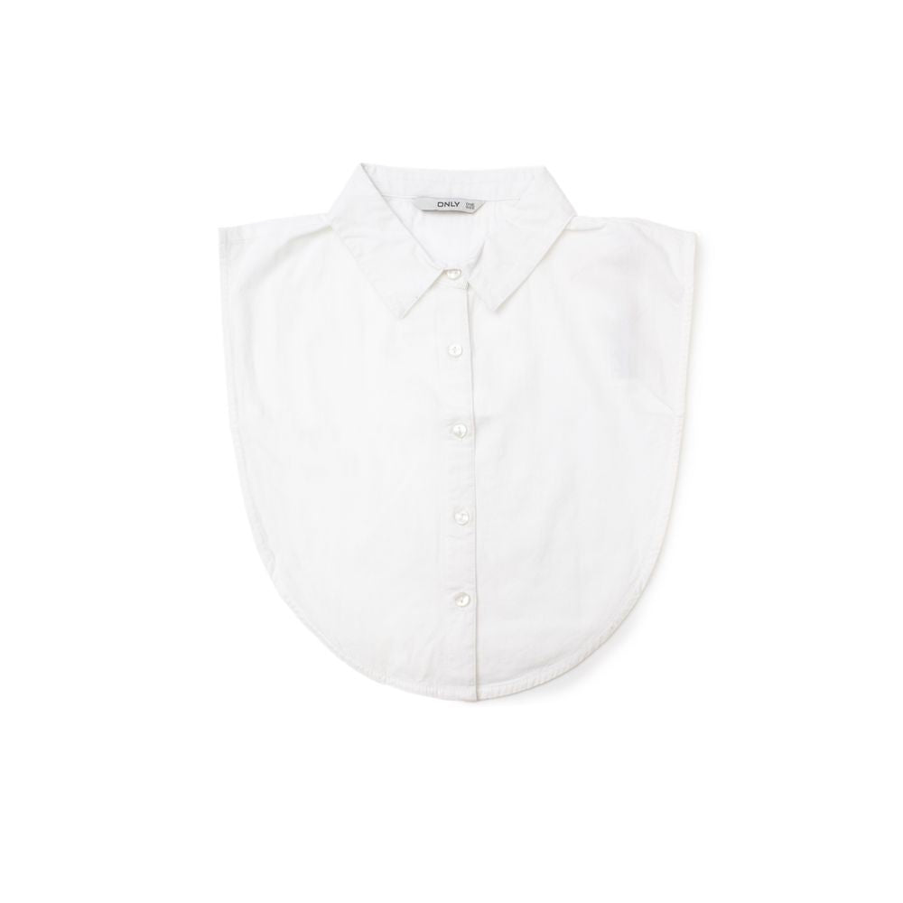 Solo top in cotone bianco