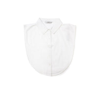 Solo top in cotone bianco