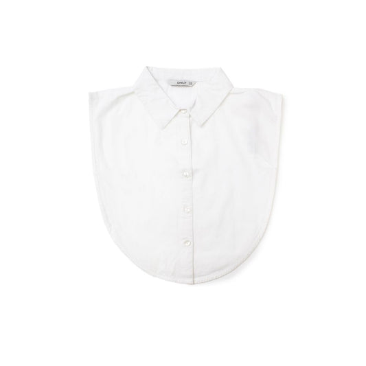 Solo top in cotone bianco