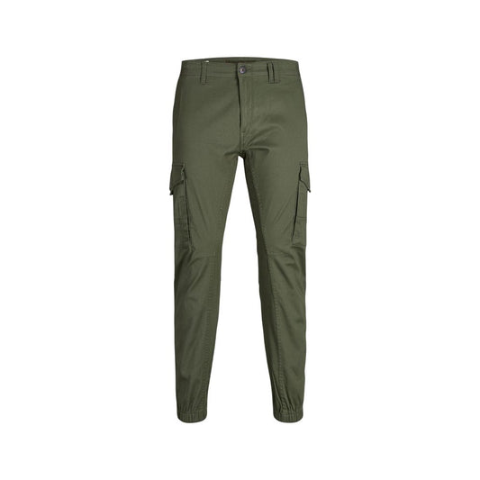 Jack Jones Pantaloni slim in cotone verde