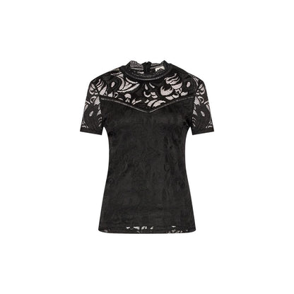 Vila Clothes T-shirt Nera in Poliammide