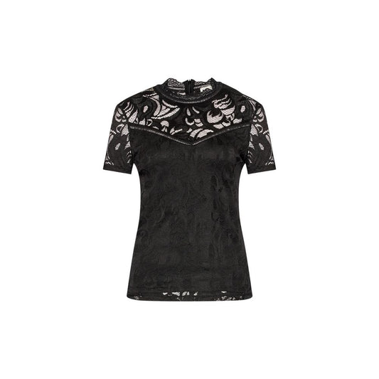 Vila Clothes T-shirt Nera in Poliammide