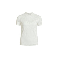 Maglietta in poliammide color crema Vila Clothes