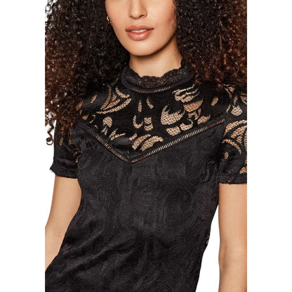 Vila Clothes T-shirt Nera in Poliammide