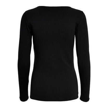 T-shirt à manches longues Only Black en coton