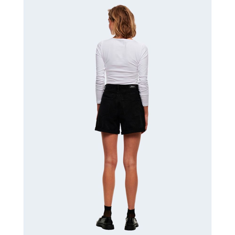 Solo T-shirt a maniche lunghe in cotone bianco