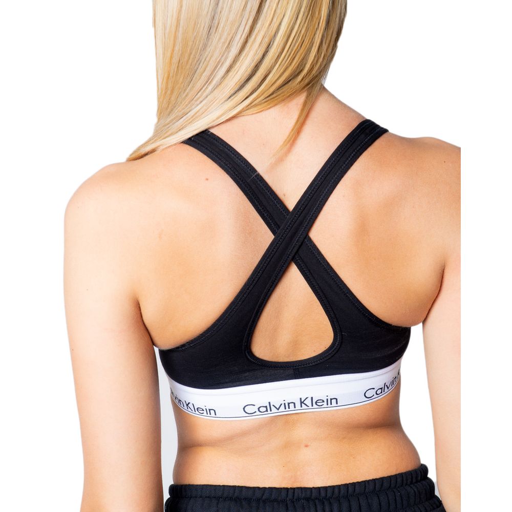 Reggiseno in poliestere nero Calvin Klein Underwear