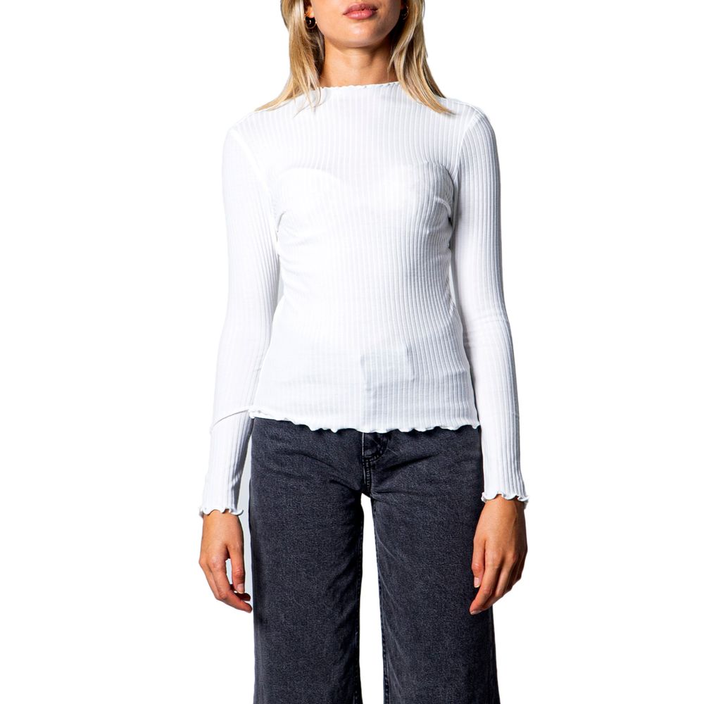 Uniquement un col roulé blanc en polyester