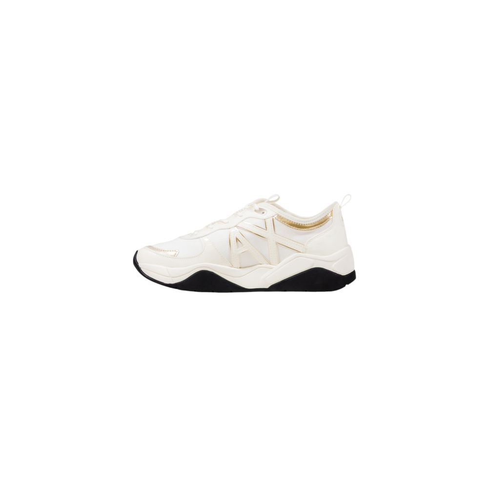 Sneakers sportive Armani Exchange in poliestere bianco