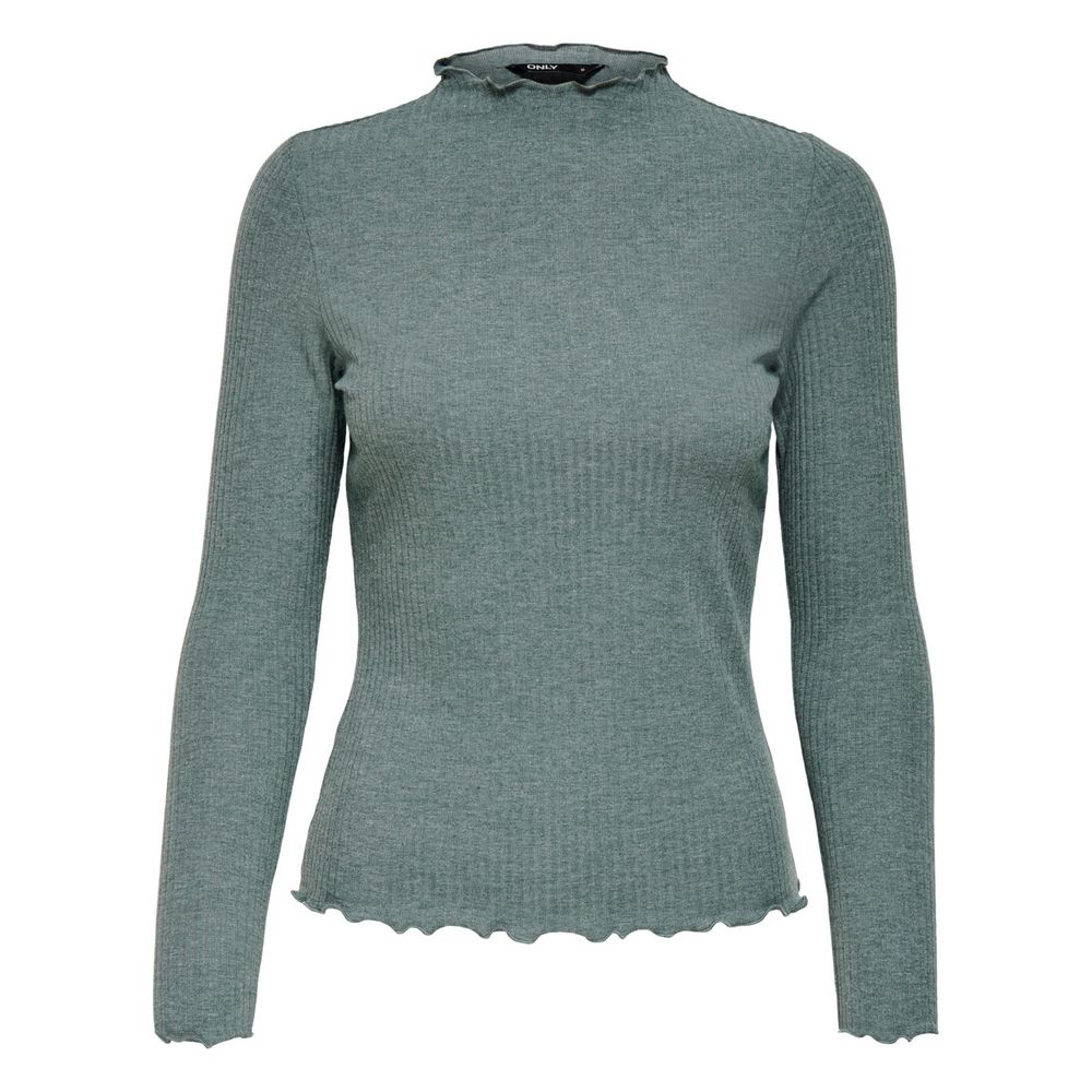 Sweatshirt en Viscose Bicolore Uniquement