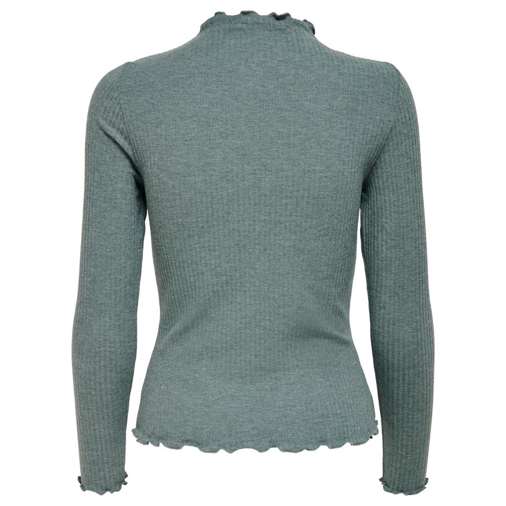 Sweatshirt en Viscose Bicolore Uniquement