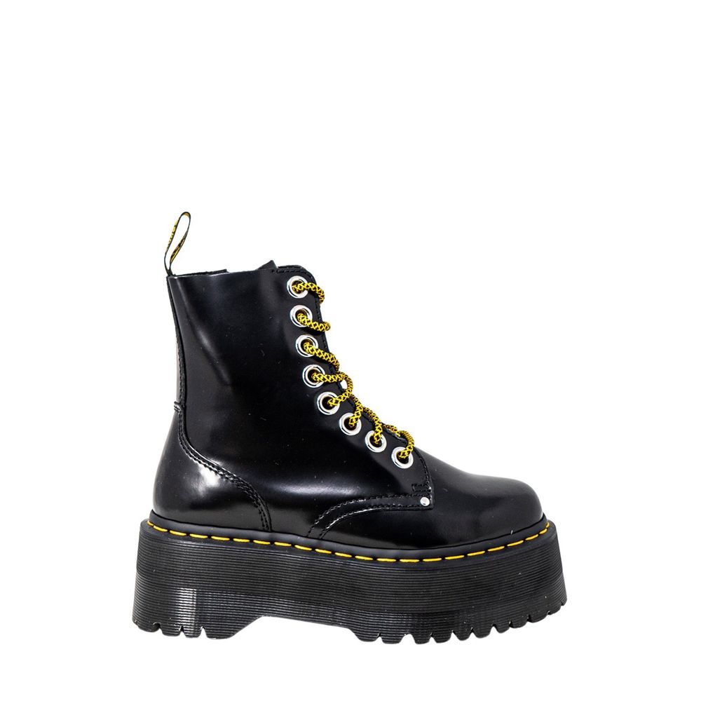 Bottes Dr. Martens en cuir noir à lacets
