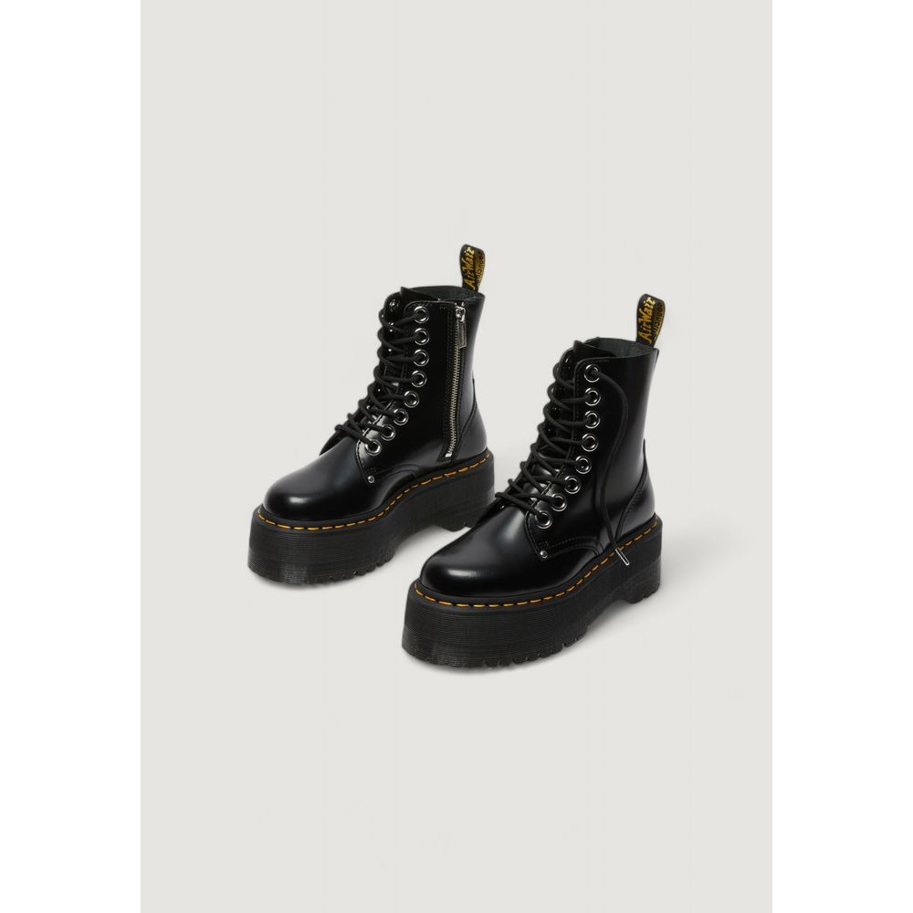 Bottes Dr. Martens en cuir noir à lacets