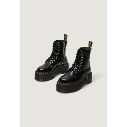 Stivali stringati in pelle nera Dr. Martens