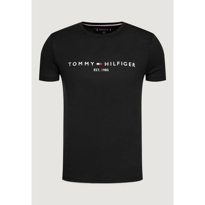 T-Shirt Tommy Hilfiger Nera in Cotone