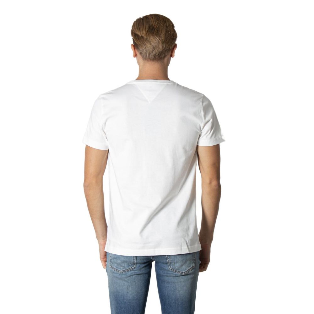T-shirt Tommy Hilfiger in Cotone Color Crema