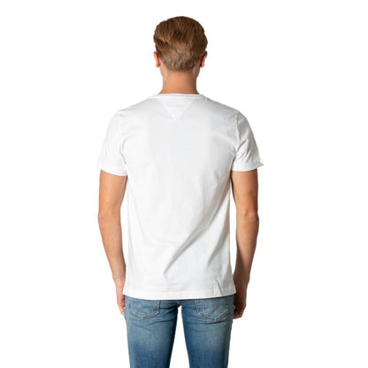 T-shirt Tommy Hilfiger in Cotone Color Crema
