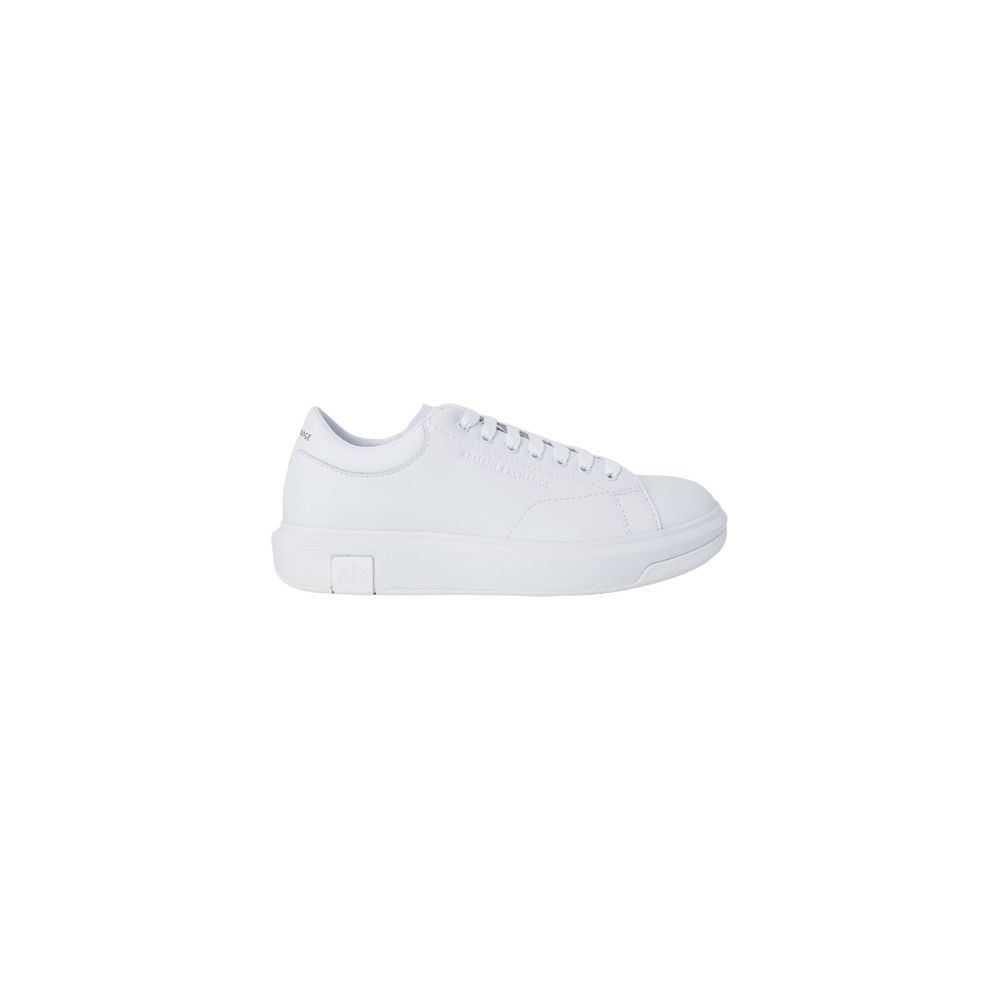 Sneakers basse Armani Exchange in pelle bianca