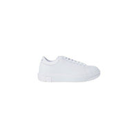 Sneakers basse Armani Exchange in pelle bianca