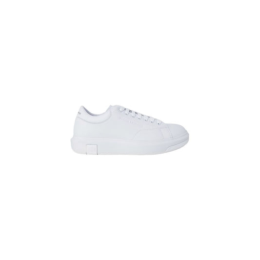 Sneakers basse Armani Exchange in pelle bianca
