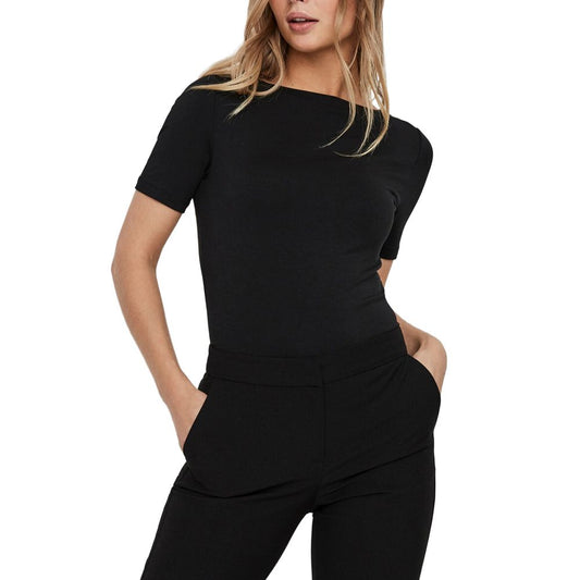 T-shirt Vero Moda nera in viscosa