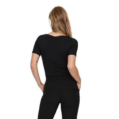 T-shirt Vero Moda nera in viscosa