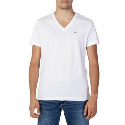 Tommy Hilfiger Jeans T-shirt in cotone bianco