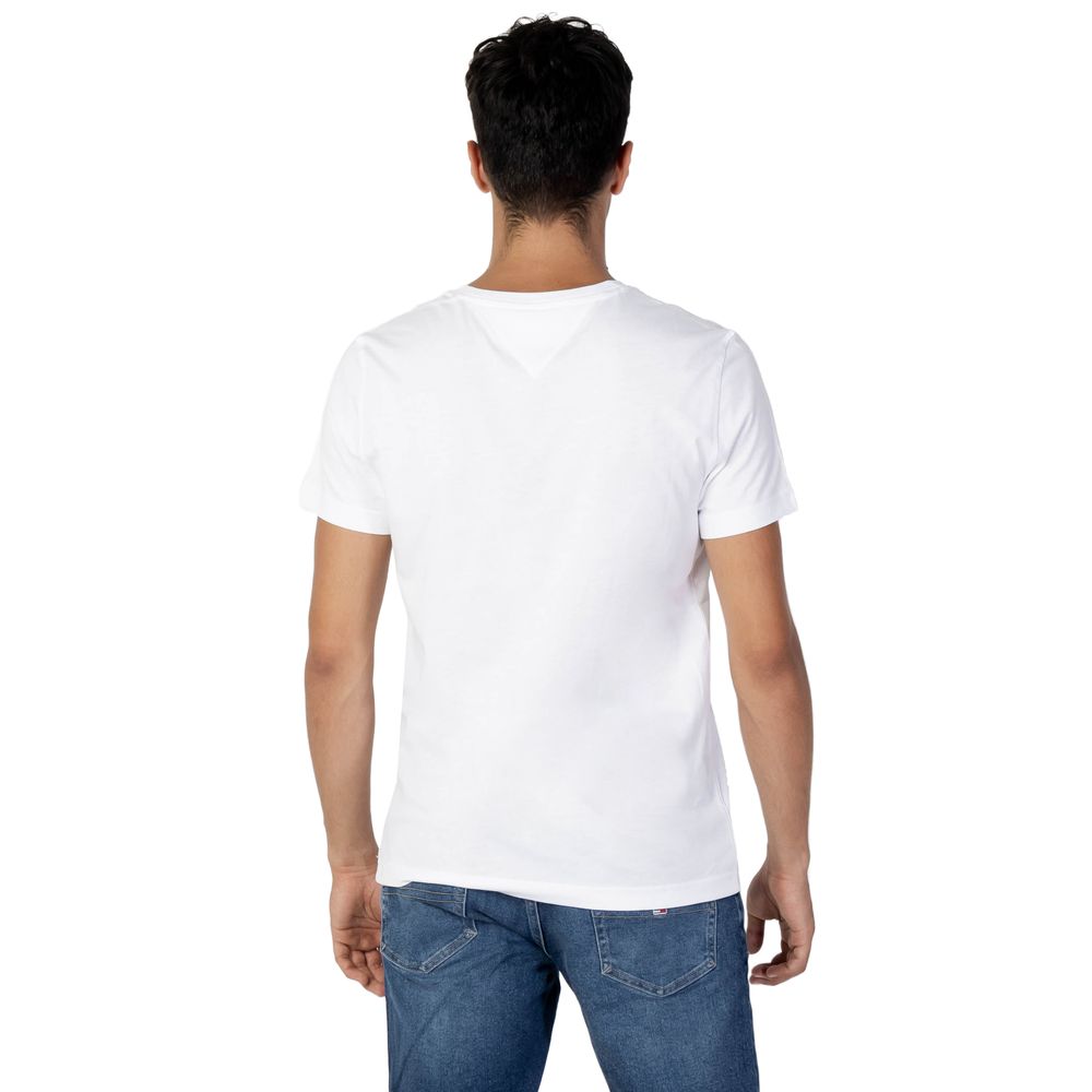 Tommy Hilfiger Jeans T-shirt in cotone bianco