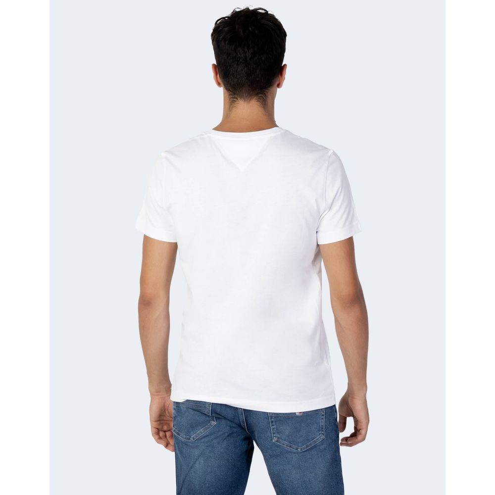 Tommy Hilfiger Jeans T-shirt in cotone bianco