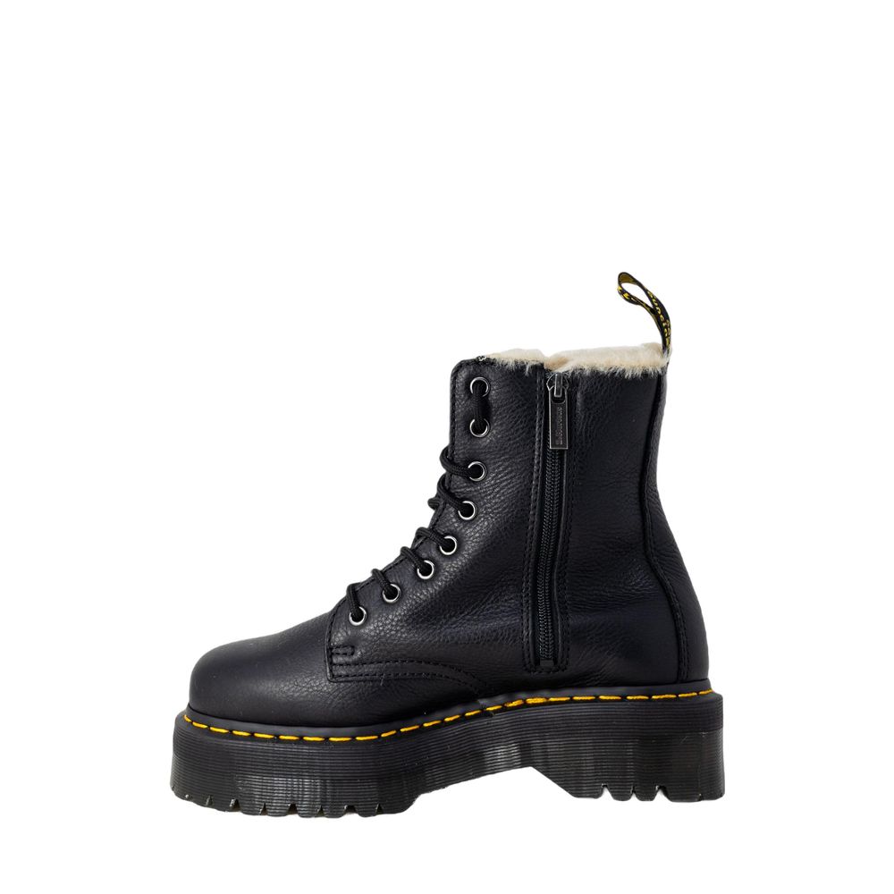 Bottes Dr. Martens en cuir noir à lacets