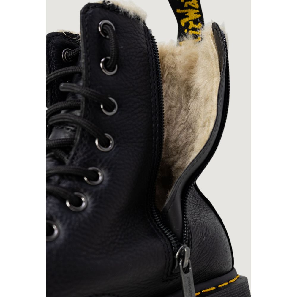 Bottes Dr. Martens en cuir noir à lacets