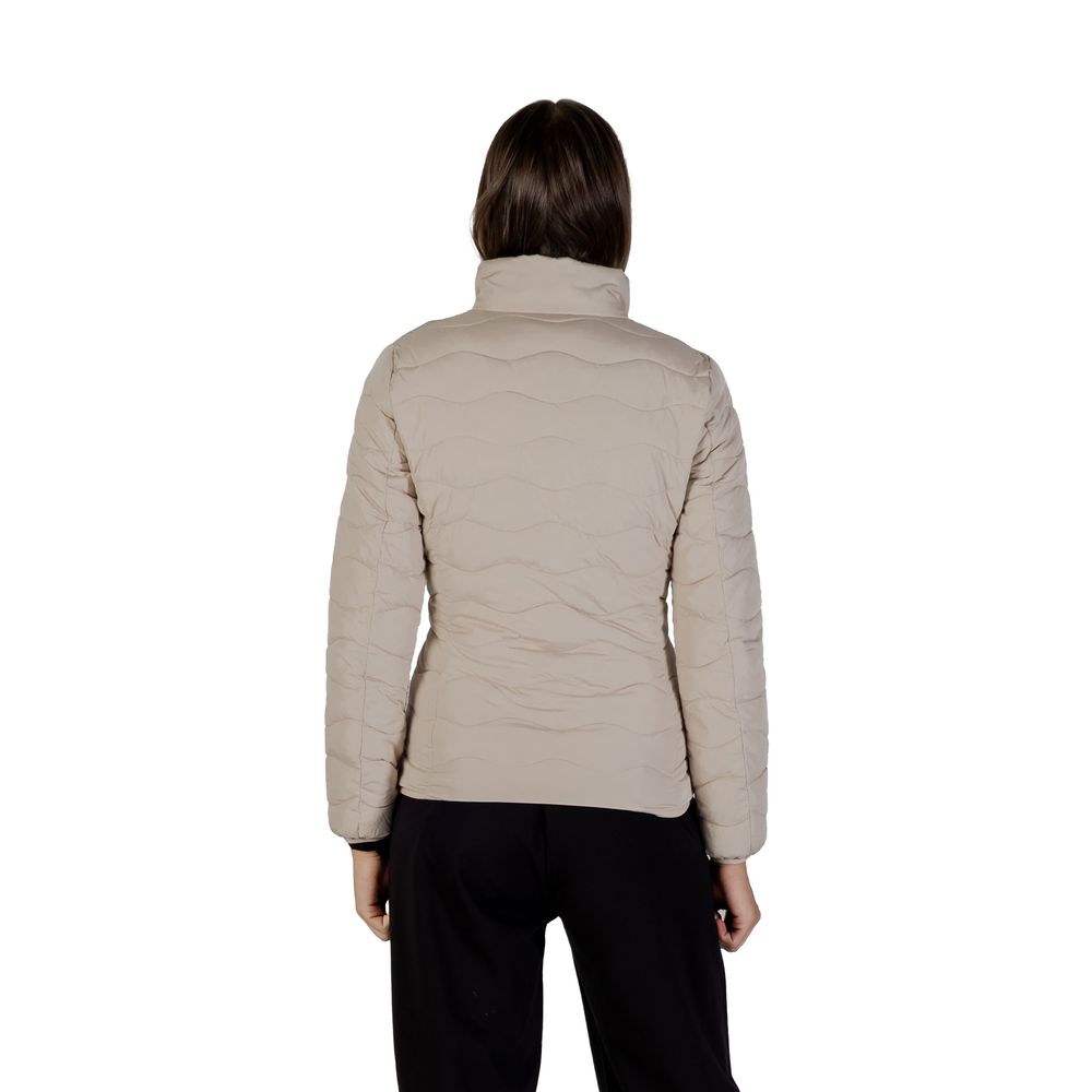 Bomber EA7 Emporio Armani in poliestere beige