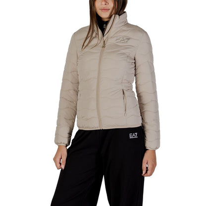 Bomber EA7 Emporio Armani in poliestere beige