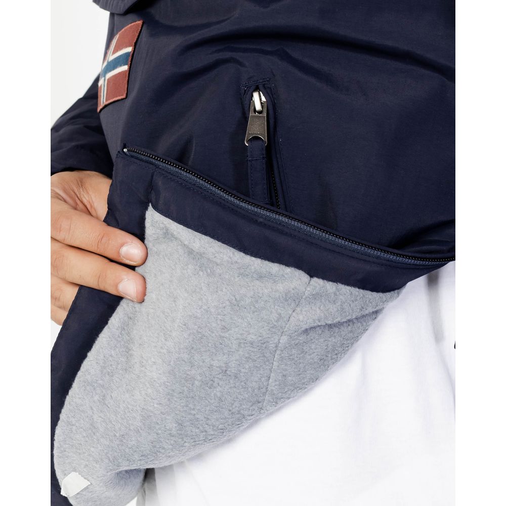 Veste Shell en polyester bleu Napapijri