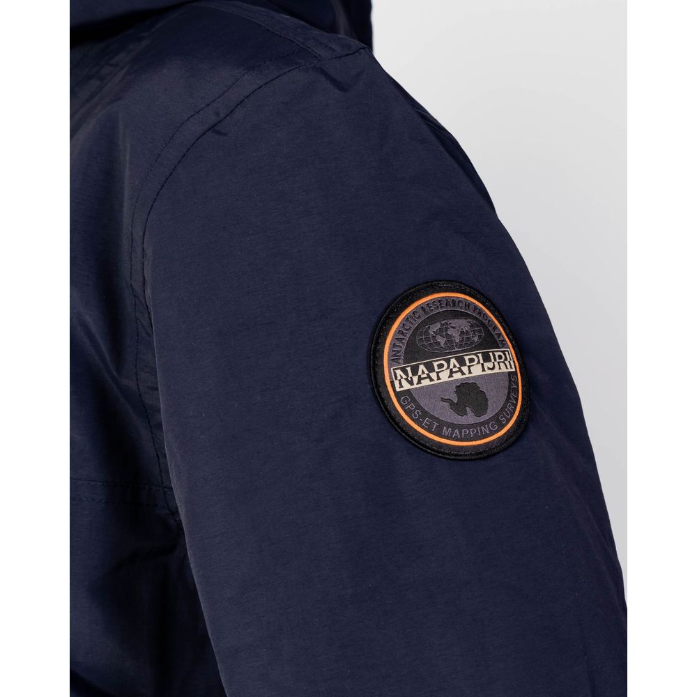 Veste Shell en polyester bleu Napapijri