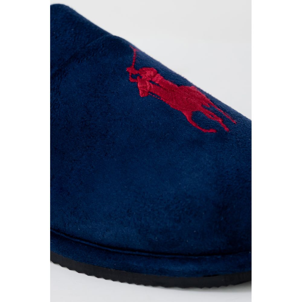 Pantofole Ralph Lauren in poliestere blu