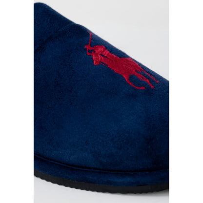 Pantofole Ralph Lauren in poliestere blu