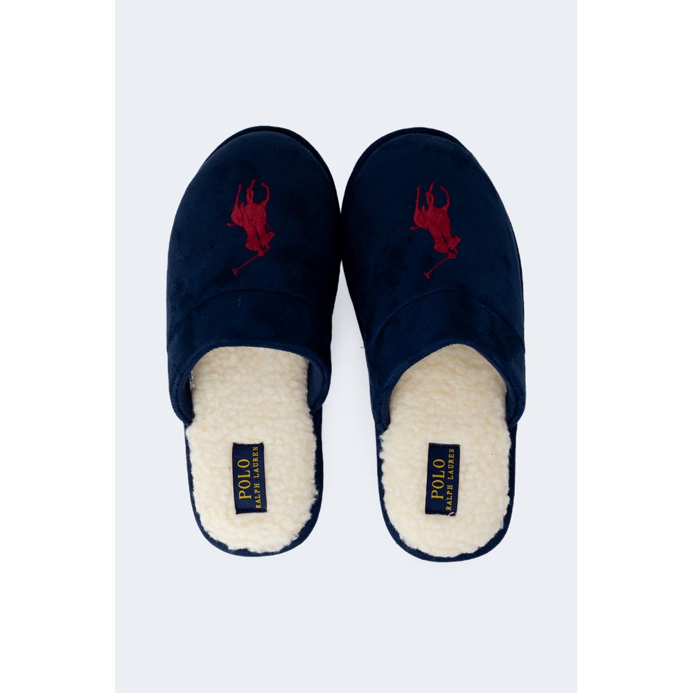 Pantofole Ralph Lauren in poliestere blu