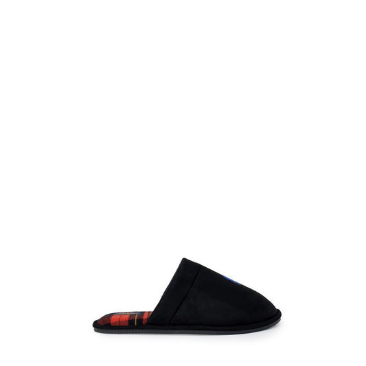Pantofole Ralph Lauren in poliestere nero