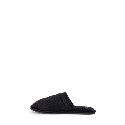 Pantofole Ralph Lauren in poliestere nero